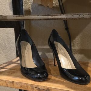 Kate Spade Glossy Black Heels